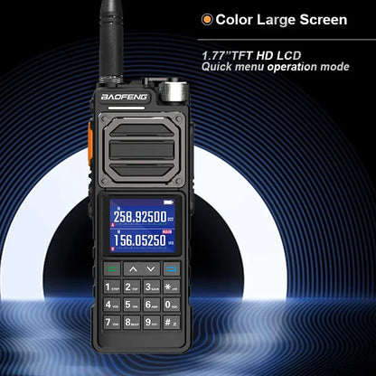 BAOFENG UV-25M Ham Radio High Powerful Tactical Walkie Talkie Full Band 10W Type-C 999CH 2 Way Radio BAOFENG NEW Upgrade UV-25
