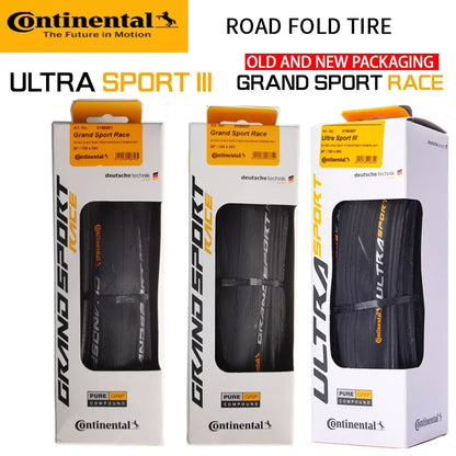 Continental Road Tire ULTRA Sport III &amp; GRAND Sport Race &amp; Extra 700× 23C /25C/28C Road Bicycle Clincher Foldable Gravel Tire