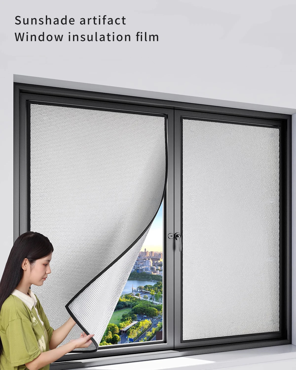 Window and roof sunshades, sun visors and sunshade insulation film,door curtains,DIY can be cut, car sunshades，Indoor insulation