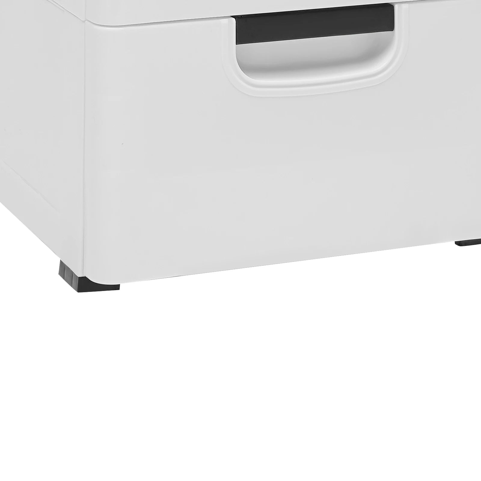 Plastic Drawers Dresser Storage Cabinet w/ Wheels,5 Drawer Stackable Vertical Clothes Storage Tower,Organizer Unit for Bathroom