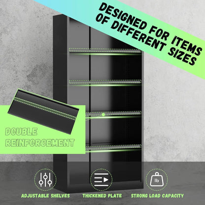 Metal Storage Cabinets with Lock, Tool Cabinet, 72" Locking Steel Storage, Tall Locker Organizer Garage Cabinets, Customized