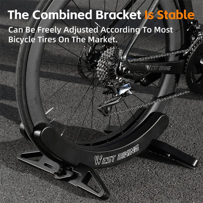 WEST BIKING Bicycle MTB Floor Stand Indoor Bike Parking Racks Adjustable Widely Adaptable For Road Mountain Bike Accessories