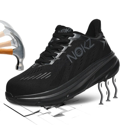 Professional Lightweight Safety Shoes Men Steel Toe Sneakers Puncture Proof Safety Work Boots Man Outdoor Safety Work Shoes 2025
