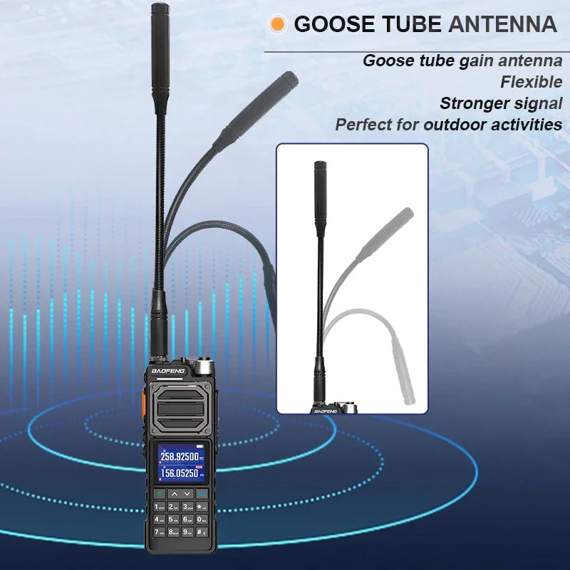 BAOFENG UV-25M Ham Radio High Powerful Tactical Walkie Talkie Full Band 10W Type-C 999CH 2 Way Radio BAOFENG NEW Upgrade UV-25