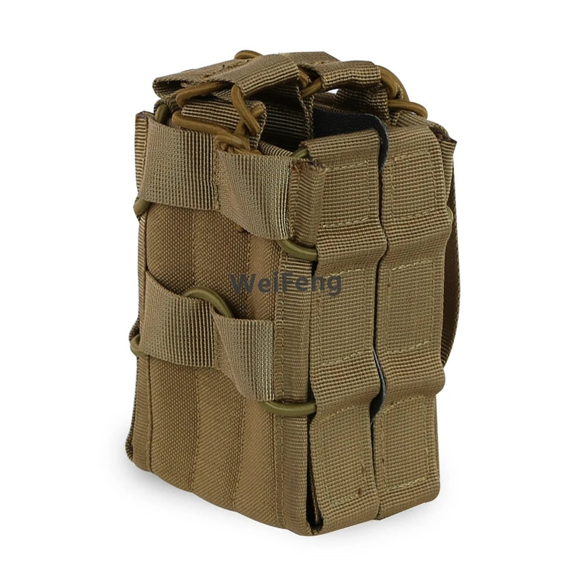 Molle Double Magazine Pouch for M4 M14 M16 AR15 G36 7.62/5.56mm Mag Holster Case Hunting Mag Pouch Accessories Bag