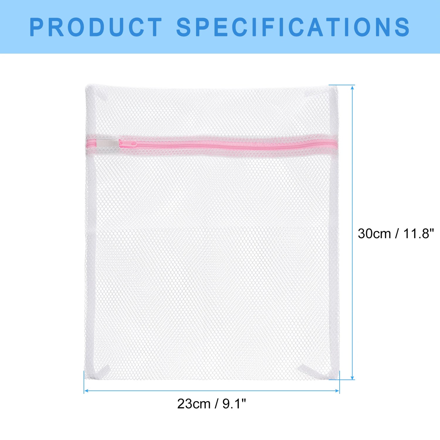 2/3/5pcs Mesh Wash Bag Mesh Laundry Bags Travel Storage Organize Bags with Zipper for Delicate Clothing Laundry Stocking