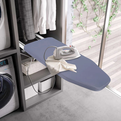 Foldable Ironing Board, Retractable Cabinet Mount, Push-Pull Sturdy Metal Frame  80x29.5cm / 31.5x11.6in (Gray)