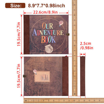 146 Page Our Adventure Book DIY Handmade Photo Album Scrapbook Retro Kraft Album Anniversary Wedding Memory Mother&