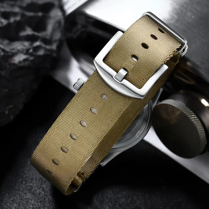 MILITREK 2025 New Men Quartz Watch VH31 37mm Military Waterproof 100M Sapphire Glass Luminous Stainless Steel Reloj Hombre