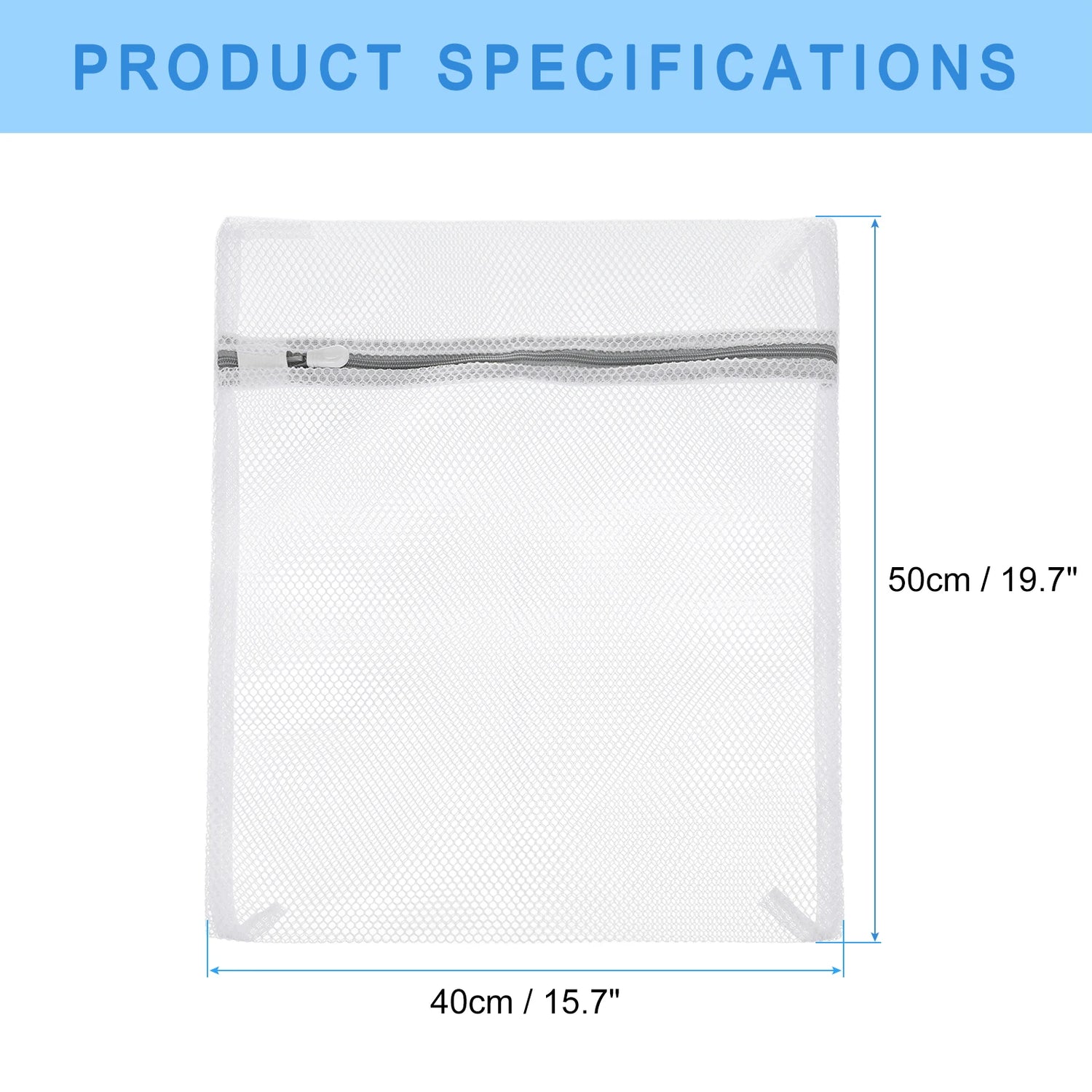 2/3/5pcs Mesh Wash Bag Mesh Laundry Bags Travel Storage Organize Bags with Zipper for Delicate Clothing Laundry Stocking