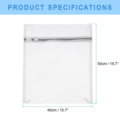 2/3/5pcs Mesh Wash Bag Mesh Laundry Bags Travel Storage Organize Bags with Zipper for Delicate Clothing Laundry Stocking