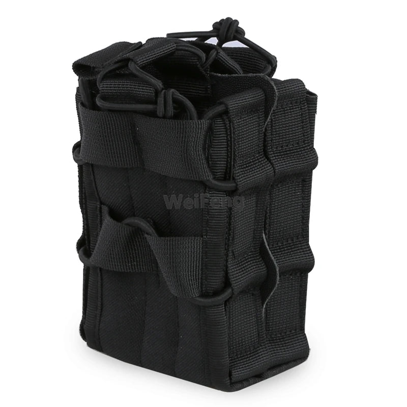 Molle Double Magazine Pouch for M4 M14 M16 AR15 G36 7.62/5.56mm Mag Holster Case Hunting Mag Pouch Accessories Bag