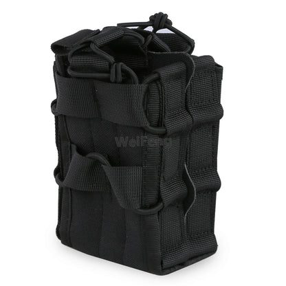 Molle Double Magazine Pouch for M4 M14 M16 AR15 G36 7.62/5.56mm Mag Holster Case Hunting Mag Pouch Accessories Bag