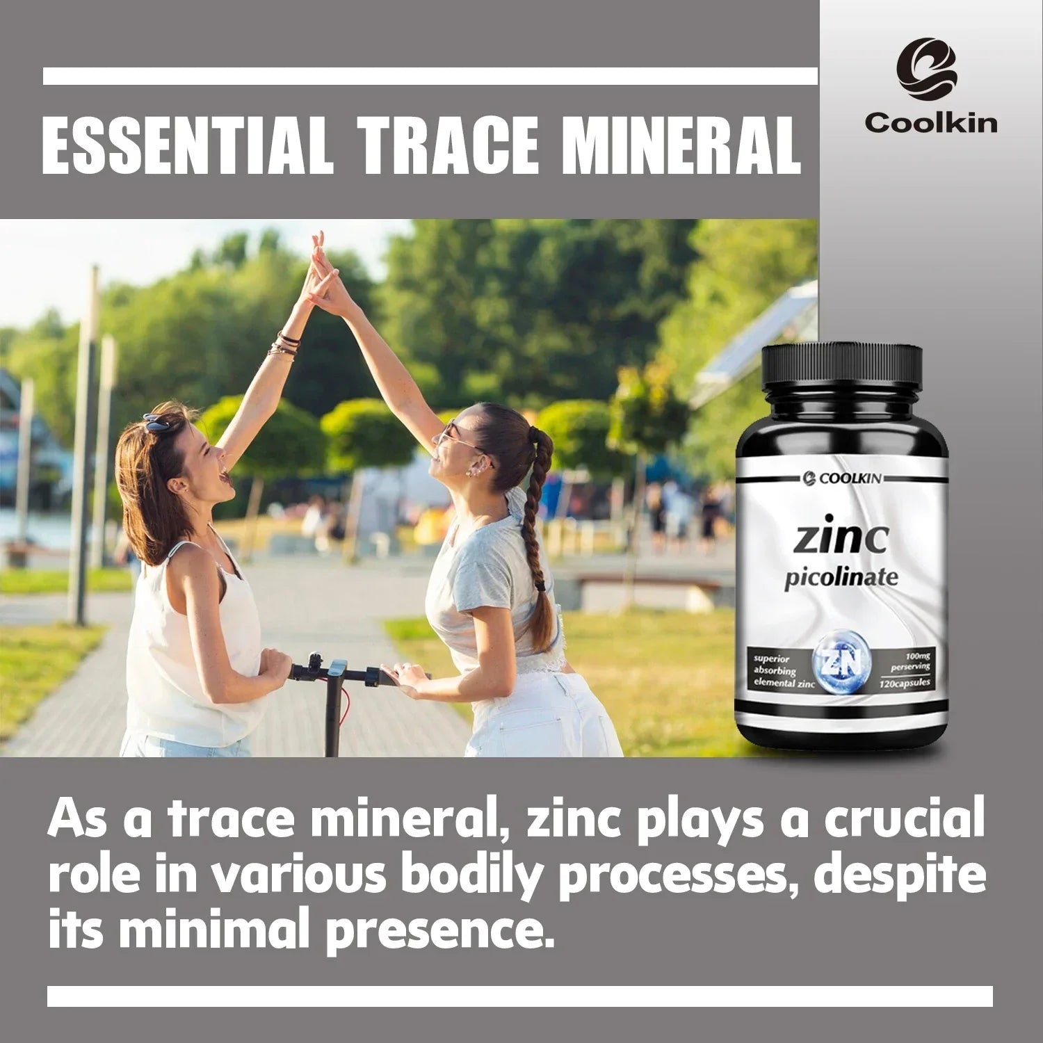 Zinc Picolinate Capsules - Boosts Immune Support, Sleep &amp; Energy