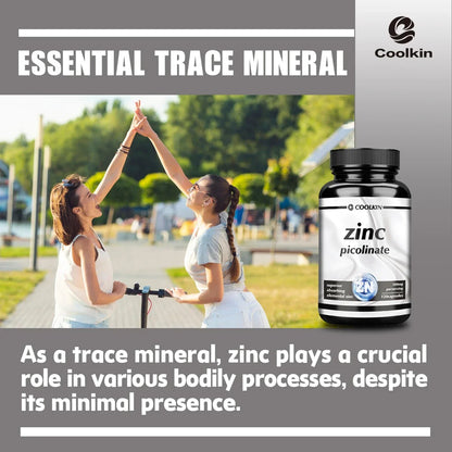 Zinc Picolinate Capsules - Boosts Immune Support, Sleep &amp; Energy
