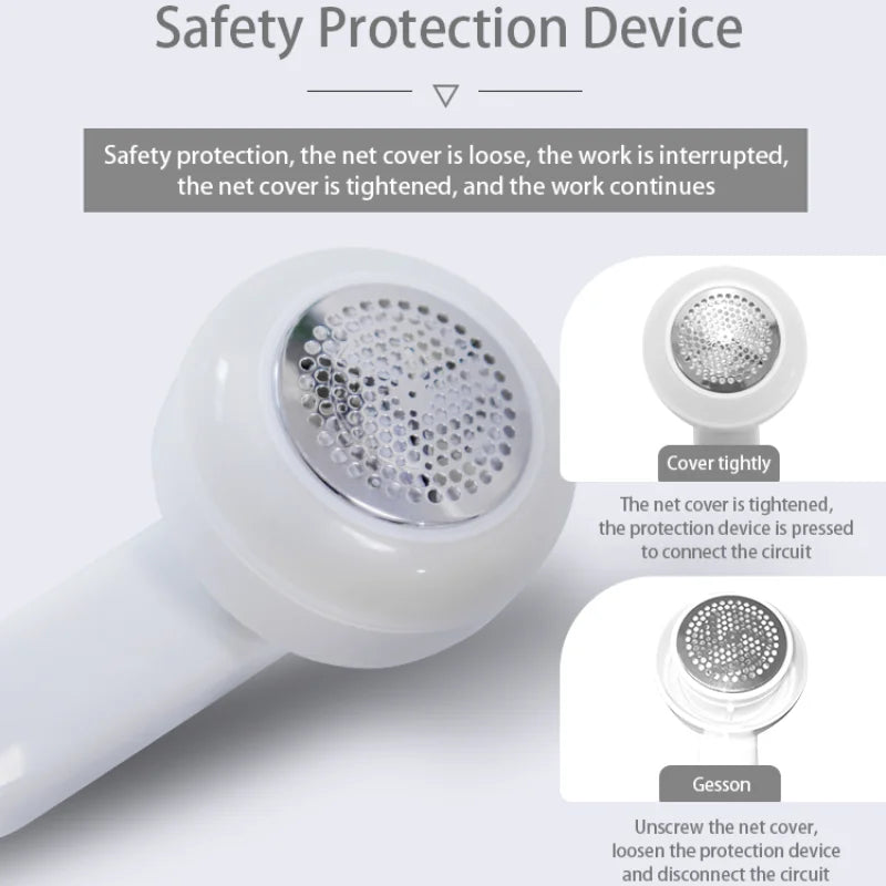 Portable Lint Remover Clothes Fuzz Pellet Trimmer Machine Electric Chargeable Fabric Shaver Removes for Clothes Spools Removal