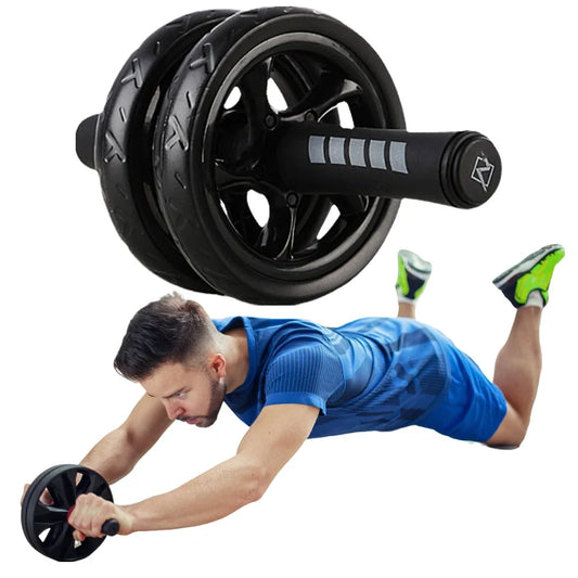 Abdominal Training Roller No Noise Core Strength Training Roller Wear-Resistant Abs Workout Equipment for Gym Strength Workout