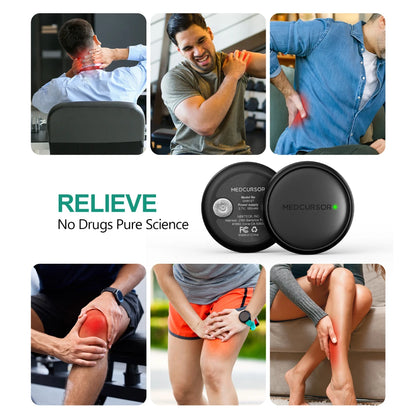 3-in-1 TENS EMS Unit Wireless, Dual Channel Muscle Stimulator 25 Intensities 8 Areas App Control Back Pain Relief Therapy