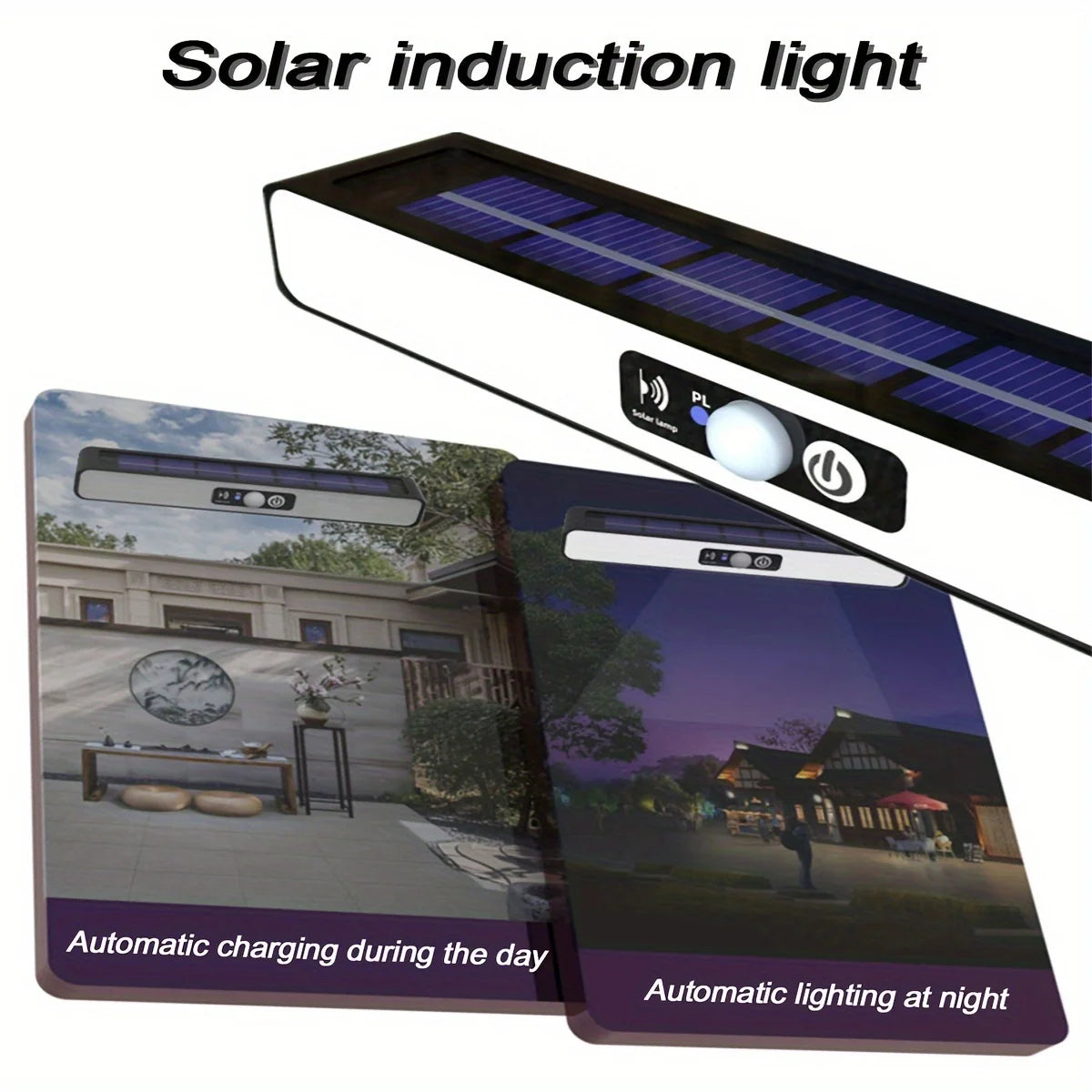 1/2PCS Super Bright Solar Clip-On Landscape Light Portable Solar Powered Security Light Outdoor Waterproof Solar Fence Light New