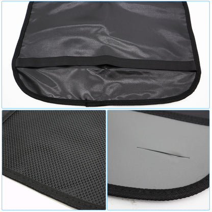 2xCar Seat Back Anti Kicking Pad Kick Mat Organizer Children Rear Seat Scuff Dirty Protection Cover for Kids Storage Accessories