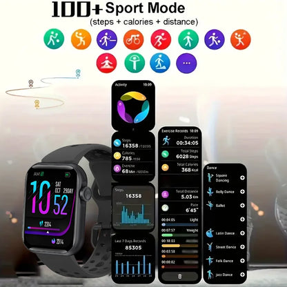 Smart Watch, for Men and Women (Answering/Making Calls) Fitness Tracker, More than 120 Sports Modes, Sleep Monitoring, Pedometer