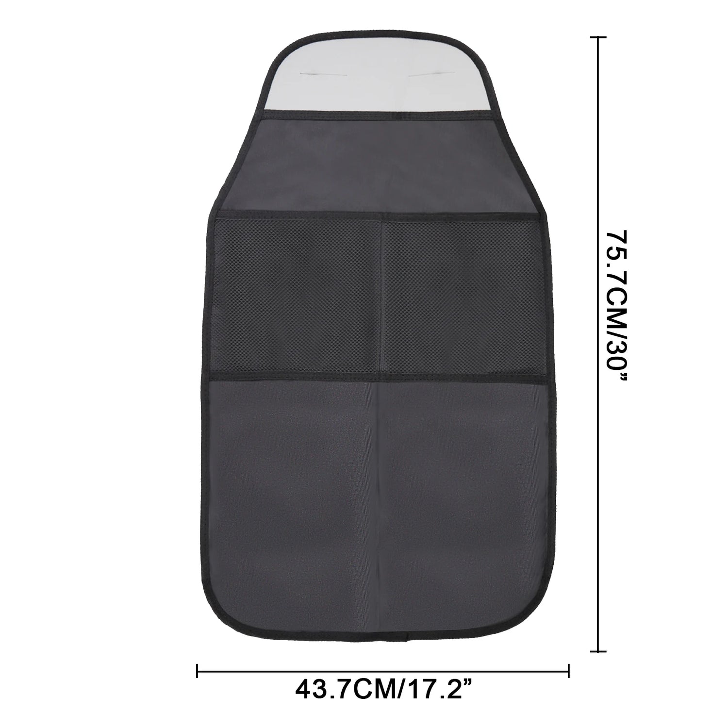 2xCar Seat Back Anti Kicking Pad Kick Mat Organizer Children Rear Seat Scuff Dirty Protection Cover for Kids Storage Accessories