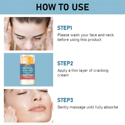 Retinol and Collagen Facial and Neck Care Stick