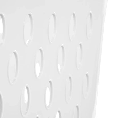 Jumbo Plastic Laundry Basket with Ventilation Holes Comfortable Carrying Handles Efficient Loading Ideal Home Dorm Room Storage