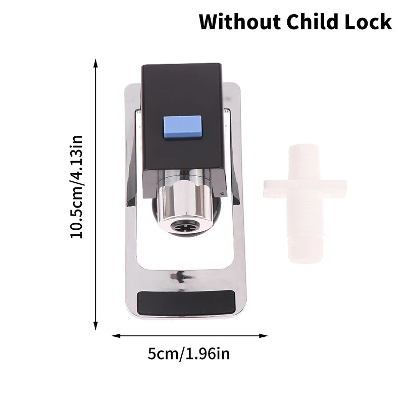 Red Blue Universal Size Push Type Water Dispenser Switch Faucet Hot/Cold Key With Child Lock Tap Replacement Part