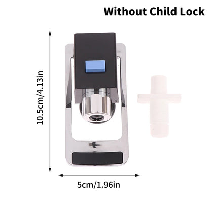 Red Blue Universal Size Push Type Water Dispenser Switch Faucet Hot/Cold Key With Child Lock Tap Replacement Part