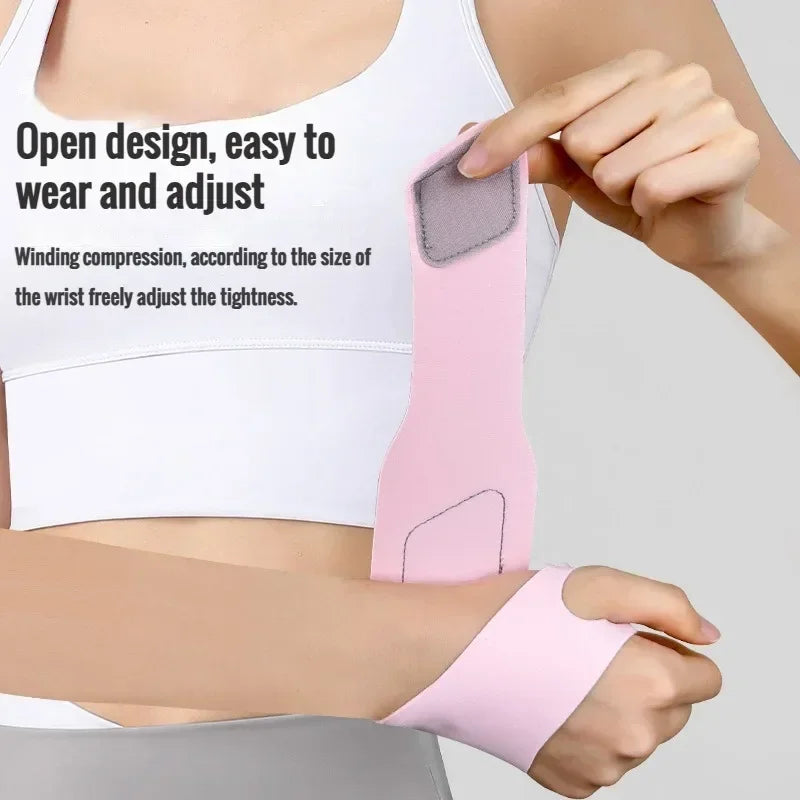 Fixed Spandex Sport Wrist Guard Wrist Sprain Tendonitis with Fastener Tape Wristband Ultra Thin Joint Brace  Fitness Sports Wrap