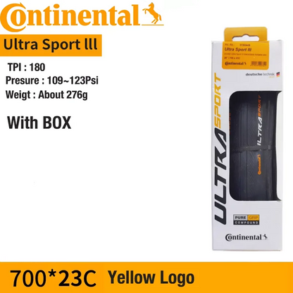 Continental Road Tire ULTRA Sport III &amp; GRAND Sport Race &amp; Extra 700× 23C /25C/28C Road Bicycle Clincher Foldable Gravel Tire