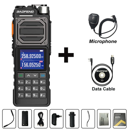BAOFENG UV-25M Ham Radio High Powerful Tactical Walkie Talkie Full Band 10W Type-C 999CH 2 Way Radio BAOFENG NEW Upgrade UV-25