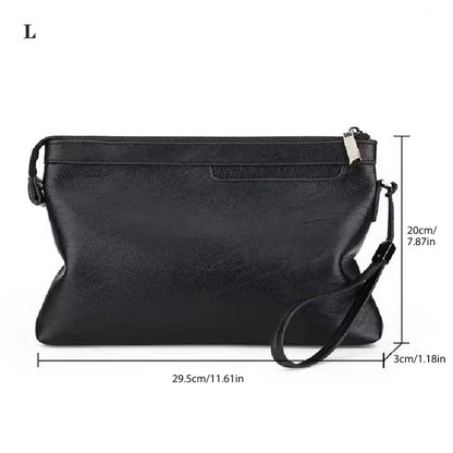 Business Clutch Bag High Quality PU Envelope Bags Fashion Brand Design Handbags Casual Travel Men&