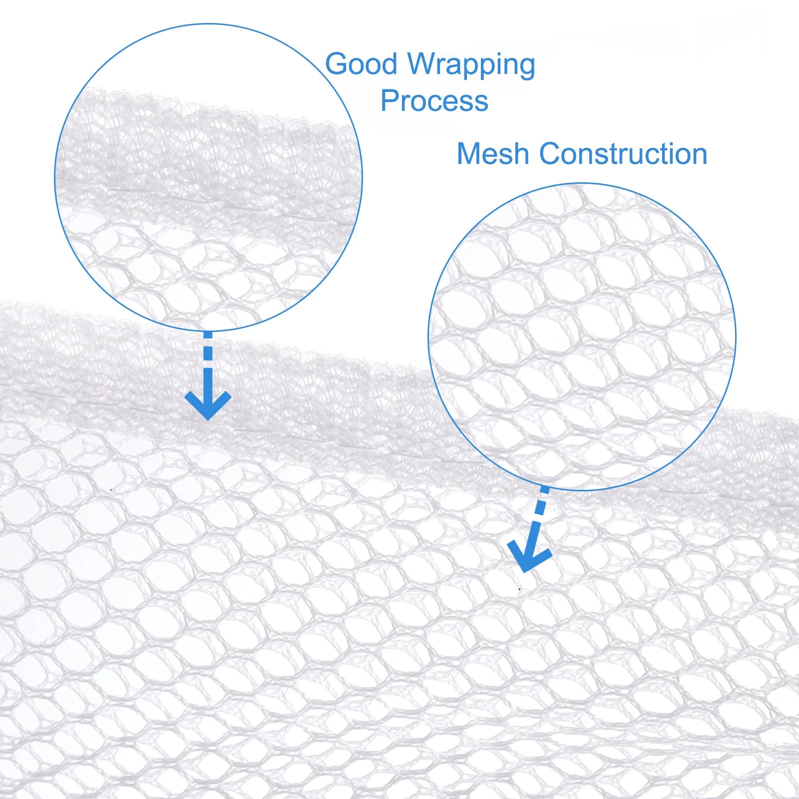 2/3/5pcs Mesh Wash Bag Mesh Laundry Bags Travel Storage Organize Bags with Zipper for Delicate Clothing Laundry Stocking