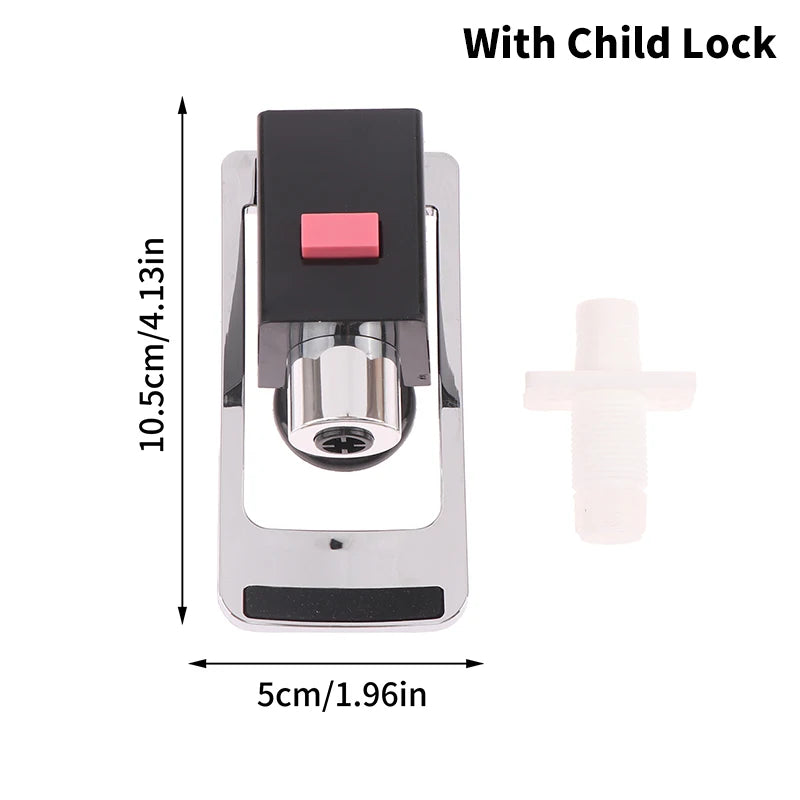 Red Blue Universal Size Push Type Water Dispenser Switch Faucet Hot/Cold Key With Child Lock Tap Replacement Part