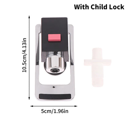 Red Blue Universal Size Push Type Water Dispenser Switch Faucet Hot/Cold Key With Child Lock Tap Replacement Part