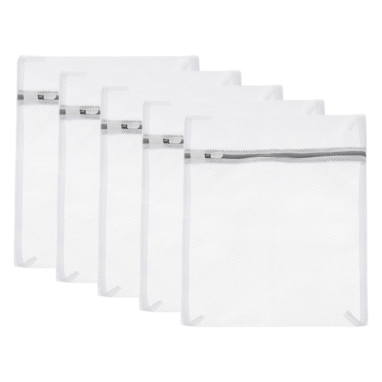 2/3/5pcs Mesh Wash Bag Mesh Laundry Bags Travel Storage Organize Bags with Zipper for Delicate Clothing Laundry Stocking
