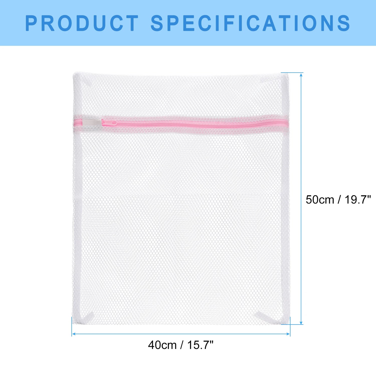 2/3/5pcs Mesh Wash Bag Mesh Laundry Bags Travel Storage Organize Bags with Zipper for Delicate Clothing Laundry Stocking