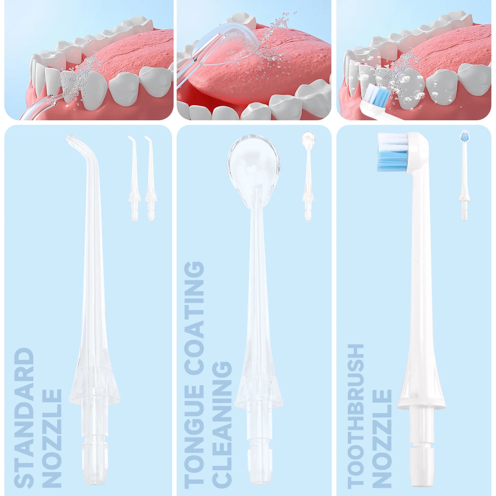 Water Flosser Electric Teeth Cleaning Water Floss Tooth Cleaner Tool Kit Portable Travel Teeth Irrigation Cleaner