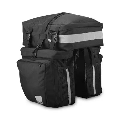 14892 14892SA SMountain Road Bicycle Bike 3 in 1 Trunk Bags Cycling Double Side Rear Rack Tail Seat Pannier Pack Luggage Carrier