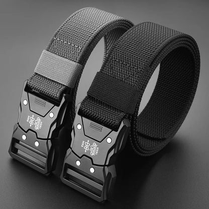2PC Tactical Waist Belt - Durable Automatic Buckle, Perfect for Outdoor Adventures, Unisex Accessories for Men and Women