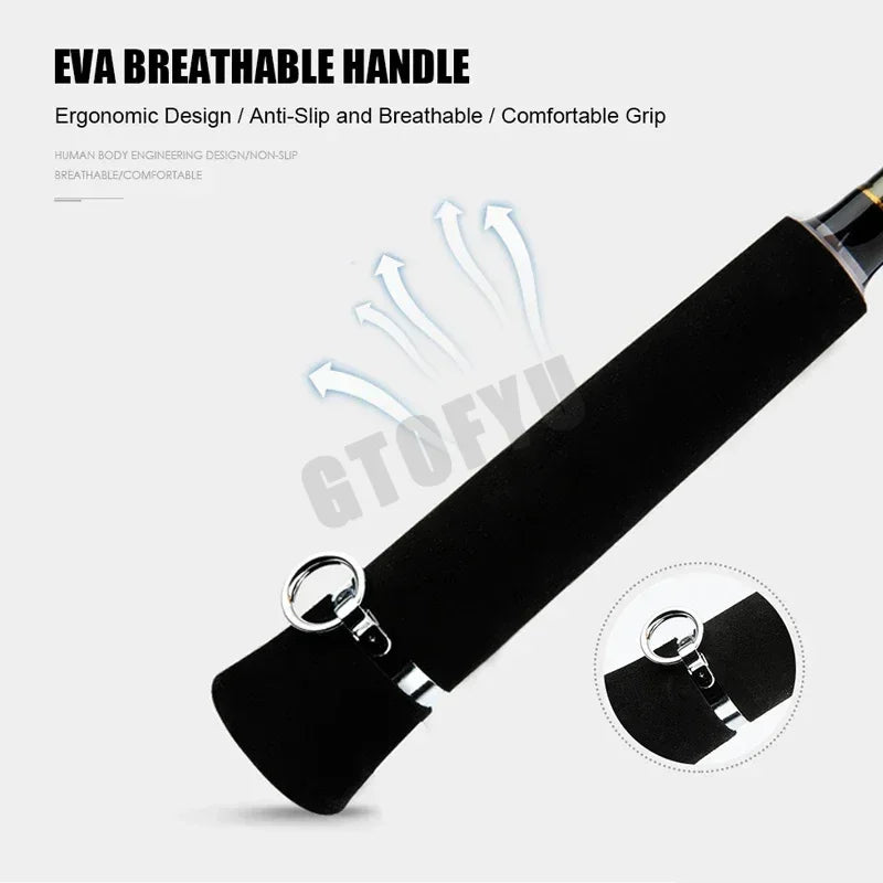 1.65m 1.80m Super Light Cuttlefish Octopus Fishing PE 0.4-1.0 Spinning Fishing Rod  Squid Boat Fishing Saltwater Fresh Water Rod