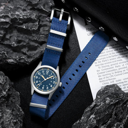 MILITREK 2025 New Men Quartz Watch VH31 37mm Military Waterproof 100M Sapphire Glass Luminous Stainless Steel Reloj Hombre
