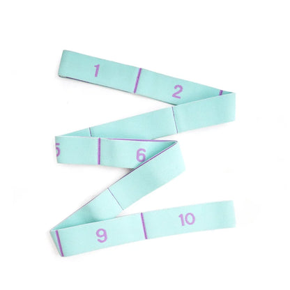 Yoga Stretch Band – 11 Grid Elastic Band for Flexibility &amp; Posture