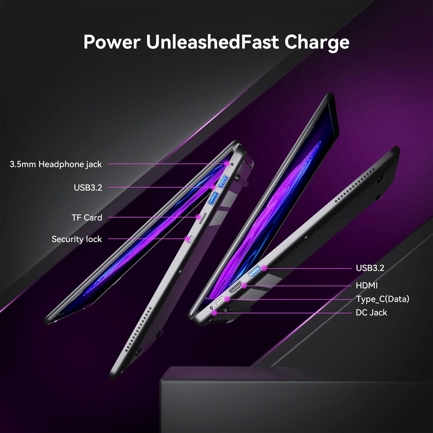 ACEMAGIC Laptop Intel N97 Ultra Thin Office  RAM 16GB SSD 512GB Portable Laptop DDR4 1920 * 1200 HD Display 60HZ