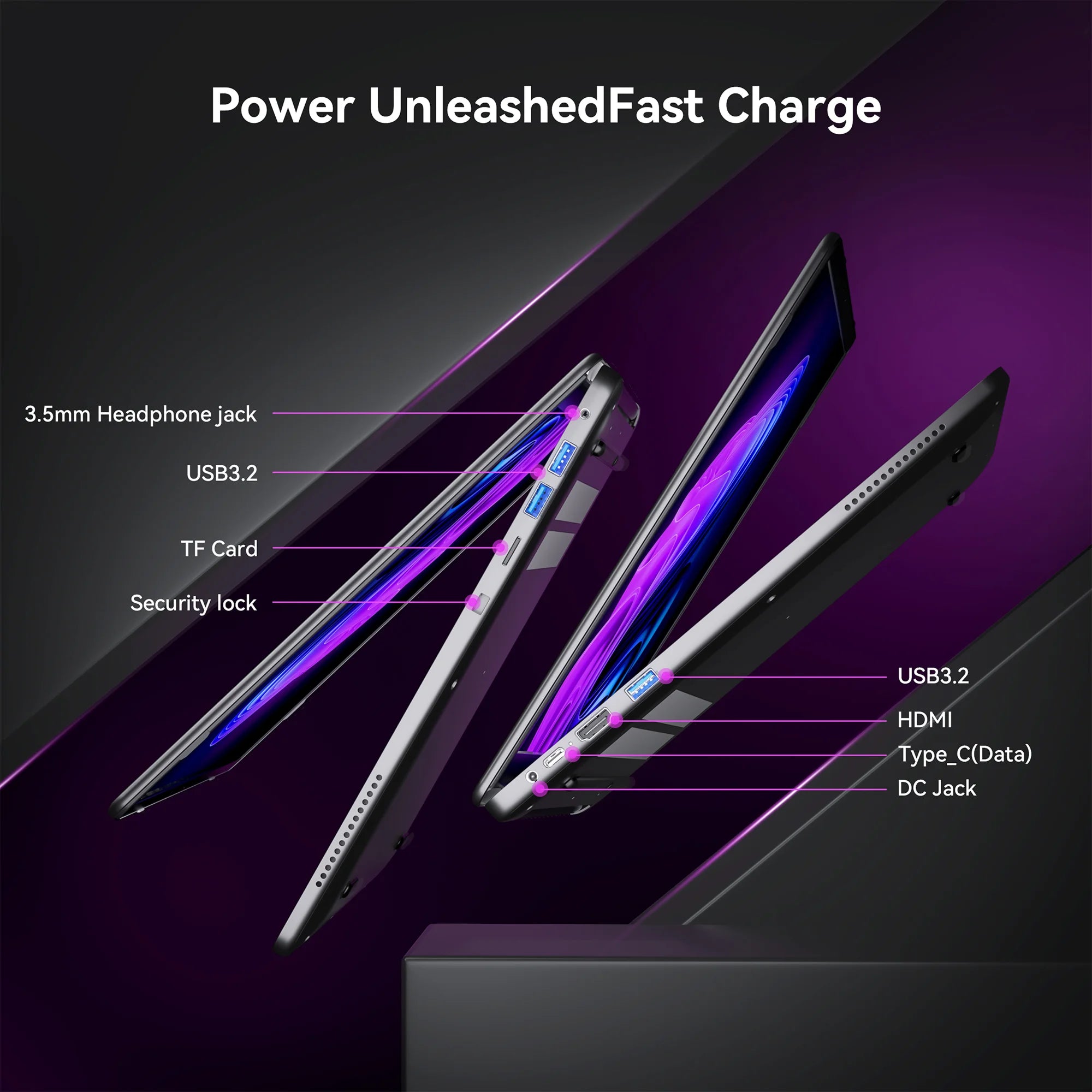 ACEMAGIC Laptop Intel N97 Ultra Thin Office  RAM 16GB SSD 512GB Portable Laptop DDR4 1920 * 1200 HD Display 60HZ
