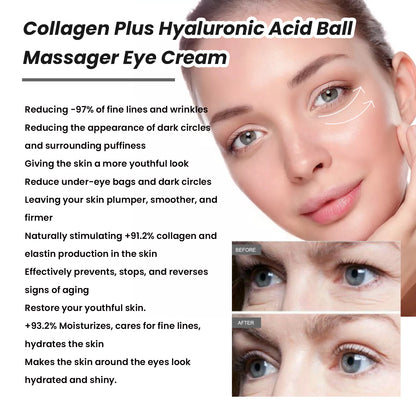EELHOE Collagen Care Eye Cream Fades Fine Lines, Tightens the Eye Area, Moisturizes and Nourishes the Skin, Eye Care Cream