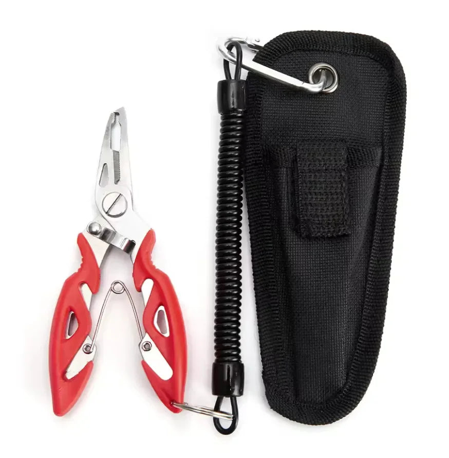 Outdoor fishing pliers, line cutters, multifunctional aluminum alloy scissors hooks, remove 150g 20cm fishing equipment