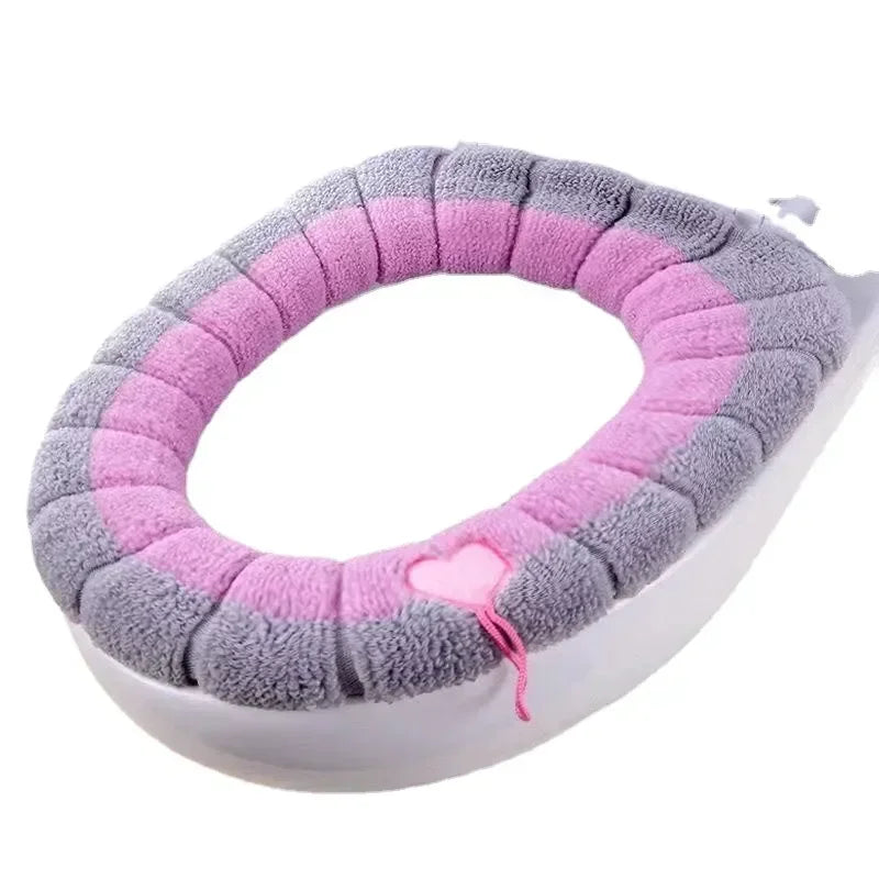 Warm Toilet Seat Cover Comfortable Thick Knitted